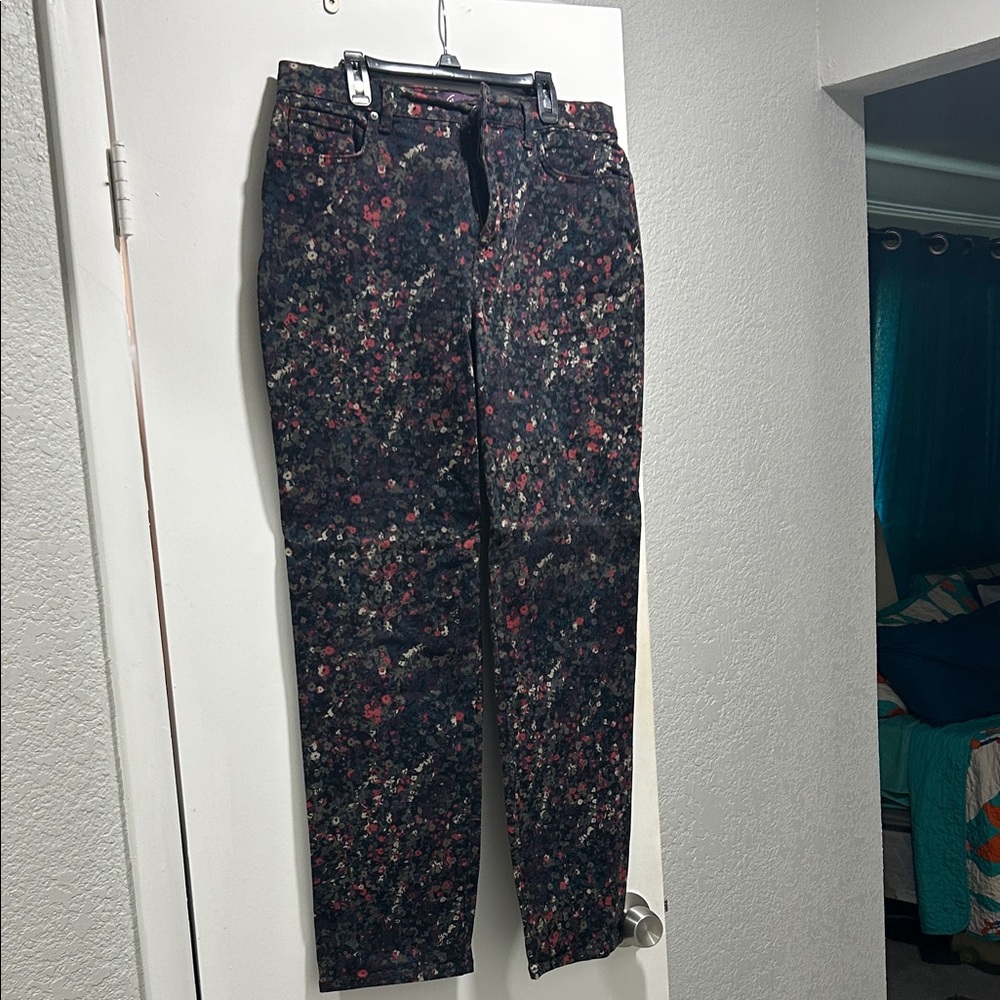 Gloria Vanderbilt Men's Chinos with Floral Design